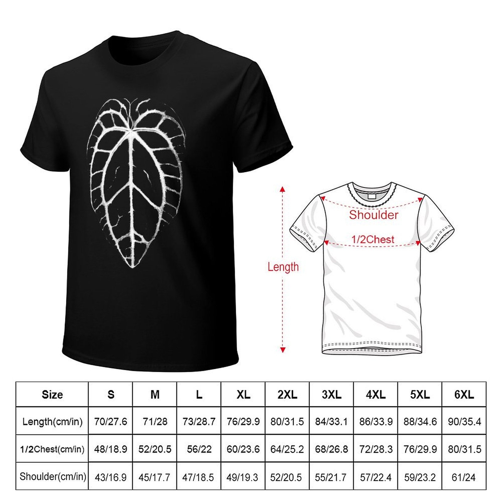 T-Shirt ANTHURIUM CRYSTALLINUM - Anthurium Crystallinum recensione e prezzo